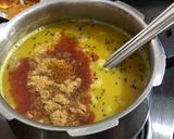 A picture of step 5 of Ragda panipuri.