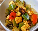 A picture of step 4 of Paneer Angara.