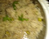 A picture of step 1 of Bhugaacharvah and channjidal with baingan ka barta.
