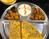 A picture of step 6 of Methi Thepla.