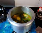 A picture of step 4 of Dal Khichdi.