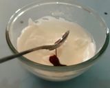 Foto langkah ke 4 dari resep Almond Cookies Red Velvet (Putih Telur Tanpa butter/ margarin).