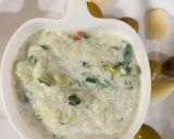 A picture of step 5 of Louki Aloo ka raita summer special.