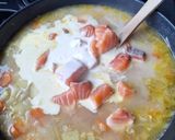 Une image de l'étape 2 de Soupe crémeuse au saumon.