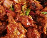 A picture of step 4 of Chilli Chicken.