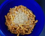 A picture of step 1 of Kurkure Chaat.