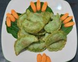 Foto langkah ke 10 dari resep Jalakote Hijau isi ayam dan sayuran.