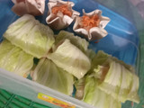 Sawi roll ayam