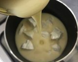 A picture of step 2 of Fudgy Oreo fudge.