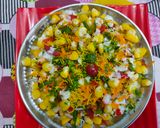 आलू स्वीटकॉर्न चाट (aloo sweet corn chaat recipe in Hindi) रेसिपी चरण 4 फोटो