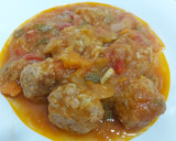 Foto del paso 1 de la receta: Albóndigas de pollo en salsa de pisto