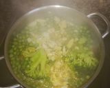 Foto del paso 5 de la receta Guisantes y brócoli con merluza desmenuzada