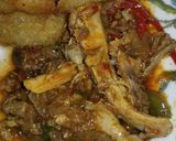 A picture of step 6 of Shredded beef and chicken sauce.