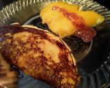 Foto del paso 12 de la receta: Omelette de plátano maduro para desayunar... 😘🍌🧀🥓🥚🍳🍌😘