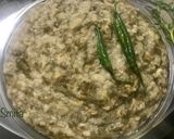A picture of step 3 of Daal Saag.