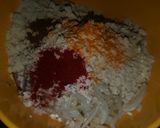 A picture of step 1 of Bhajiya kanda bhaji.