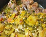 Csirke velesült zöldségekkel recept fázis 2 fotója