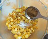 A picture of step 3 of Corn chaat.