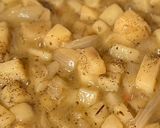 A picture of step 2 of Italian lamb with potato risotto.