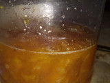 Naranja en rodajas en almíbar