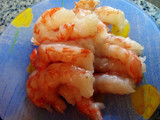 Gambas con ajo en salsa de ostras