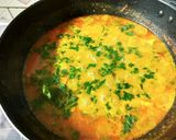 A picture of step 6 of Matar Panner.
