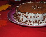 A picture of step 9 of Sponge cake with Nutella butter cream.