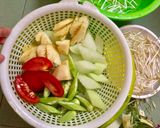 Hình bước làm 1 của món Canh chua cá ba sa