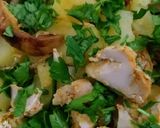 A picture of step 9 of Arabic shwarma my version.