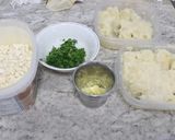 A picture of step 1 of Egg Vada Pav.