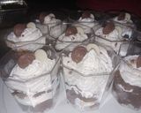 Foto del paso 10 de la receta: Shot de brownie con dulce de leche y merengue❤ Sin tacc
