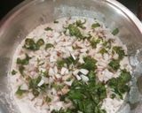 A picture of step 1 of Akki Rotti.