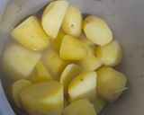 A picture of step 1 of Batakavada (authentic Gujarati taste).