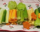Hình bước làm 5 của món Cơm nhà thanh mát với rau củ luộc