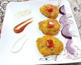 عکس مرحله 2 از دستور کوکو سیب زمینی پنیری 😋