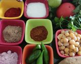 A picture of step 1 of Potato basket chaat.