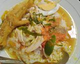 Foto langkah ke 5 dari resep Soto Ayam Kuah Bening Berkaldu Nikmat.