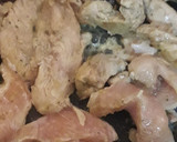 Foto del paso 1 de la receta: Pollo con espinaca 🍃