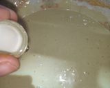 A picture of step 2 of Eggless pancake.