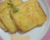 A picture of step 4 of Spicy cheesy French toast.