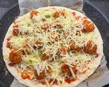 A picture of step 6 of Domino’s Meatball Pizza:.