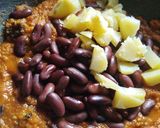 A picture of step 5 of Rajma chawal.
