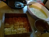 Sopa inglesa con dulce de leche