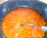 A picture of step 4 of Farar shinkafa da miyar kifi with salad.