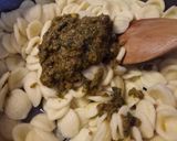 A picture of step 2 of Fresh orecchiette pasta with sun dried tomato pesto.