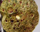 A picture of step 6 of Methi thepla.
