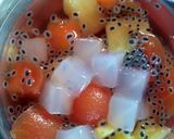 Foto langkah ke 4 dari resep 027. Stup Buah mix Selasih.
