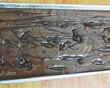 Foto langkah ke 4 dari resep Triple Choco Brownies (Motif Sungai).