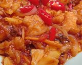 Foto langkah ke 8 dari resep Ayam Asam Manis Saos Bolognese.