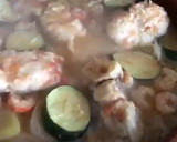 Foto del paso 6 de la receta: Cazuela de rape y gambas 🦐 con verduras al micro (lékué)